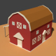 Low Poly Cartoony Granary 2 - 3DOcean Item for Sale
