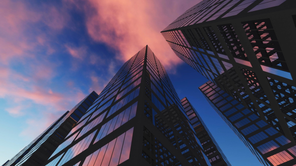 Skyscrapers in the Evening alt