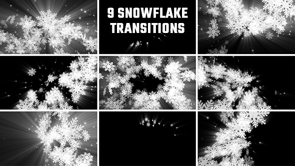 9 Snowflakes Transitions