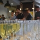 Glasses with Champagne in the Foreground, Blurred People on the Background - VideoHive Item for Sale