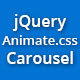 jQuery Animate.css Carousel