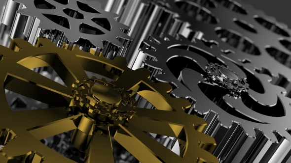 Gears Concept Connecting Mechanism