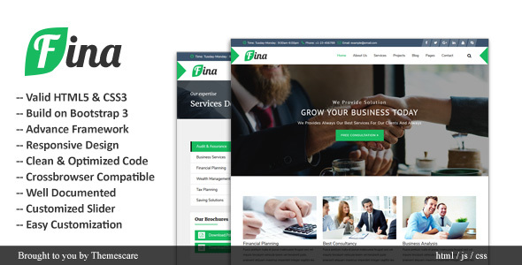 Fina || Business & Finance HTML Template