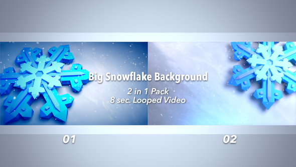 Big Snowflake Background