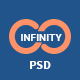 Infinity - Full Screen Agency Portfolio PSD Template - ThemeForest Item for Sale