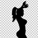 Dancing Girl Silhouette - VideoHive Item for Sale
