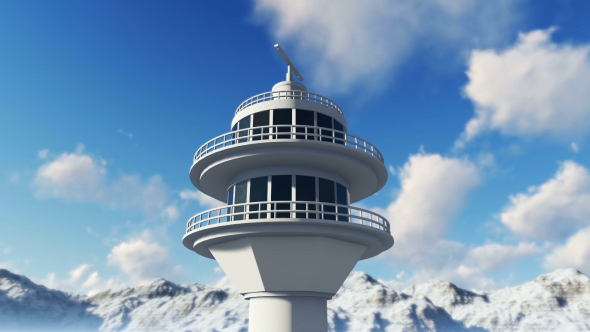 Airport Radar Communications Tower