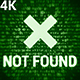 Not Found 4K (2 in 1) - VideoHive Item for Sale