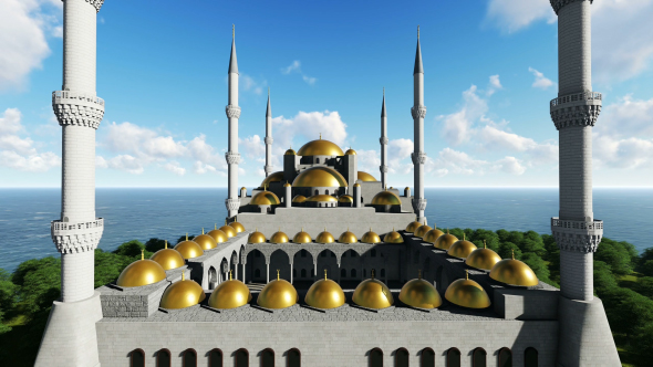 Mosque and Sea alt