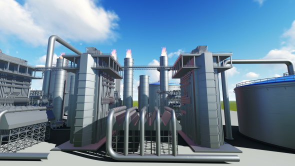 3D Gas Power Plant alt