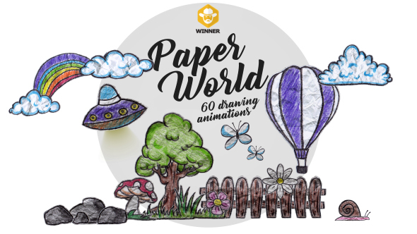 Paper World (Over 60 Drawing Animations) alt