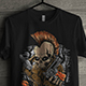 Skull T-Shirt Design With Punk Skull Illustration - GraphicRiver Item for Sale