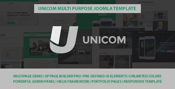 Unicom Responsive Multi Purpose Joomla Template