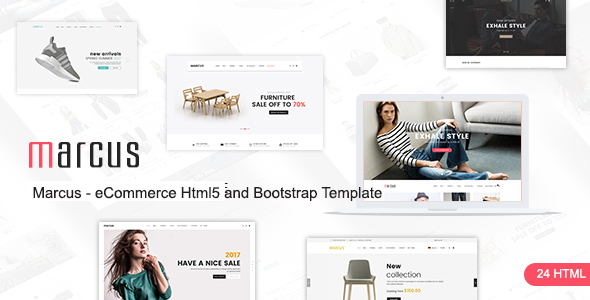 Marcus - Multipurpose WooCommerce and Magento HTML5 and Bootstrap Template