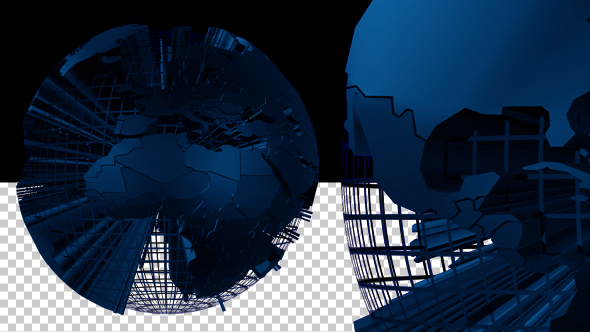 Wired Blue Earth Globe alt