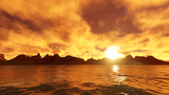 Ocean Sunset 1