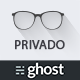 Privado - Minimal Blogging Theme for Ghost - ThemeForest Item for Sale