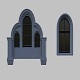 Arched Windows 1 - 3DOcean Item for Sale