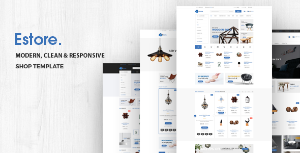 Estore - Minimal Furniture Store HTML Template