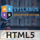 Syllabus - Education Responsive HTML5 Template - ThemeForest Item for Sale