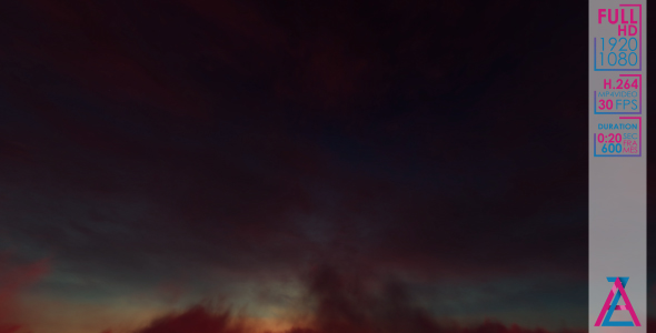 Red Clouds at Sunset