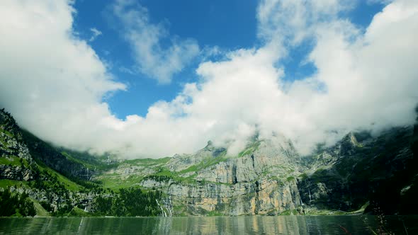 Weather Climate Change Scenery of Wind Moving Clouds