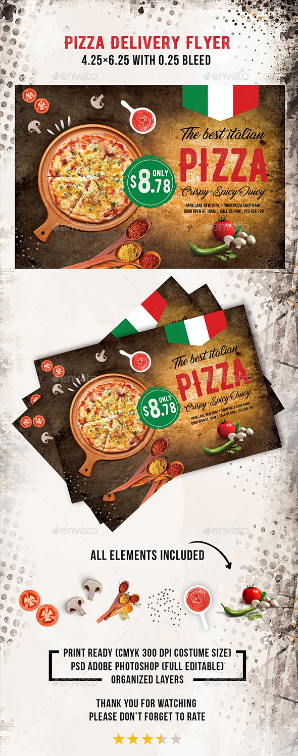 Delivery Flyer Graphics Designs Templates From Graphicriver