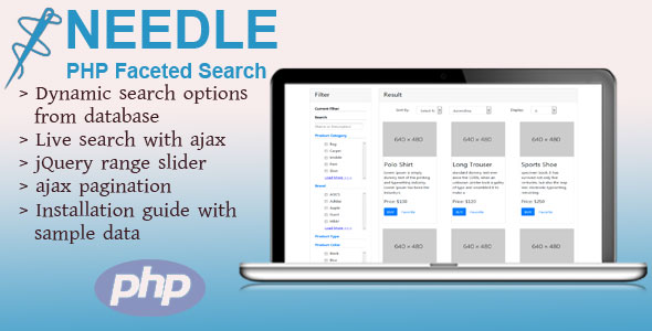 Needle - PHP Faceted Search