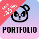 Pandafolio - Modern and Clean Portfolio WordPress Theme + RTL - ThemeForest Item for Sale