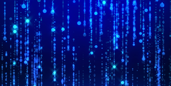 Blue Bead Curtain Particles alt