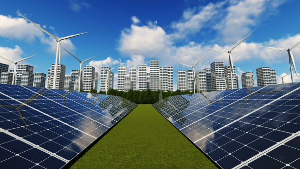 Solar Panels and Buildings alt