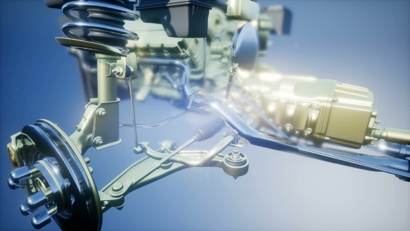 Detailed Car Engine and Other Parts alt