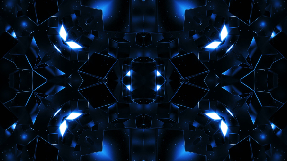 Blue Cubes Abstract alt