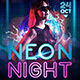 Neon Party Flyer Template - GraphicRiver Item for Sale