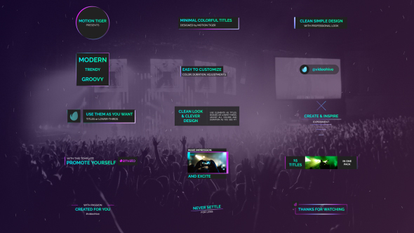 Modern Colorful Titles alt