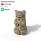 Statuette Cat - 3DOcean Item for Sale
