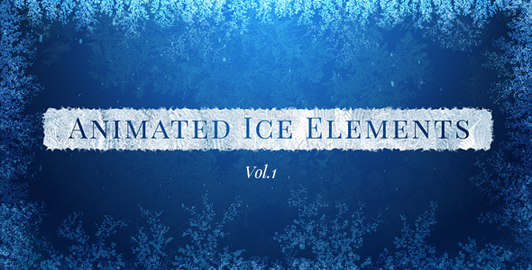 Animated Ice Elements. Vol.1