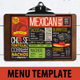 Mexican Food Menu - GraphicRiver Item for Sale