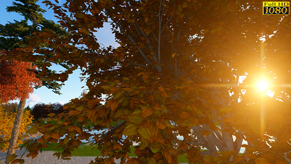 Park Bench in Autumn alt