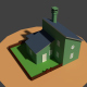 Low Poly Farm House 2 - 3DOcean Item for Sale