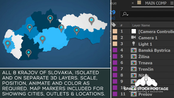 Slovakia Map Kit