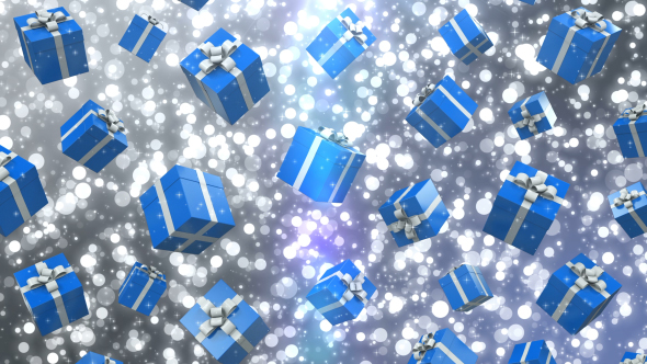 Blue Falling Gift Boxes alt