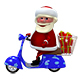 3D  Animation Santa on the Scooter with Alpha Channel - VideoHive Item for Sale