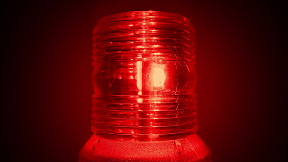 Red Alarm Light Flashing