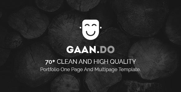Gaando - Responsive Portfolio And Multipurpose HTML Template