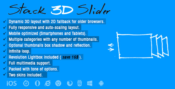 Suwak 3D stosu