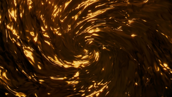 Gold Liquid Luxury Background Spiral 4K alt