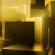 Golden Cube VJ Loop Background - VideoHive Item for Sale