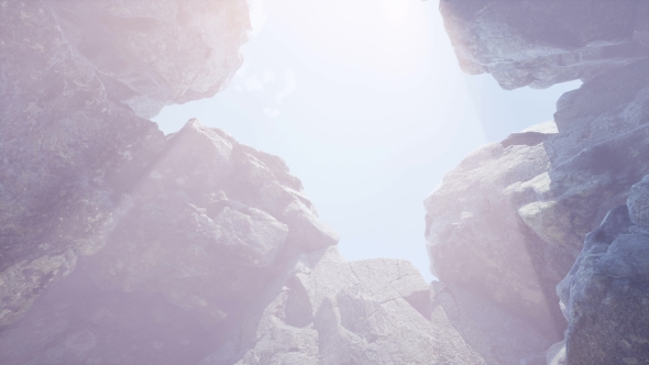 Sun Light Inside Mysterious Cave alt