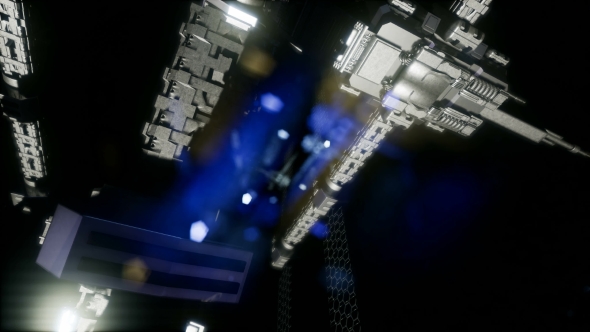 Spaceship Travelling Through the Universe alt